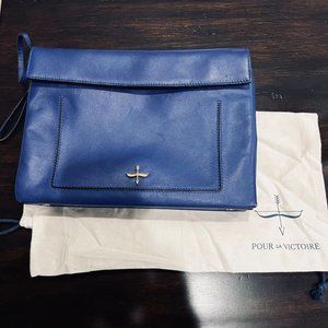 Pour La Victoire Electric Blue Handbag